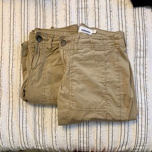 2 Pairs of Khaki Cargo Pants